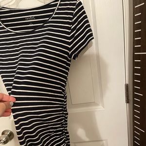 Blue and white spring/summer dress.Maternity, pregnant, pregnancy